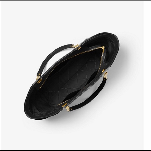 NWT Michael Kors Black Large shoulder tote bag - Picture 6 of 12